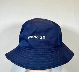 Fersten Worldwide Style # FP716 Penn 23 Navy Bucket Beach Hat 100% Cotton